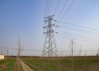 برج فولادی زاویه دار ASTM A36 230KV خفیف برای نوع کابل انتقال برق