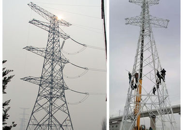 برج سازه فولادی ASTM A572 ، برج قدرت ولتاژ بالا 10 - 750KV