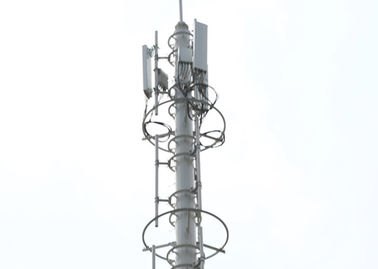 18 - 55M Monopole Telecommunications Tower , AWS D1.1 Monopole Communication Tower