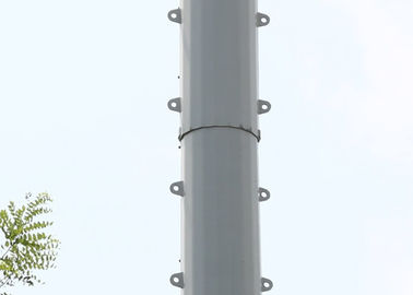 18 - 55M Monopole Telecommunications Tower , AWS D1.1 Monopole Communication Tower